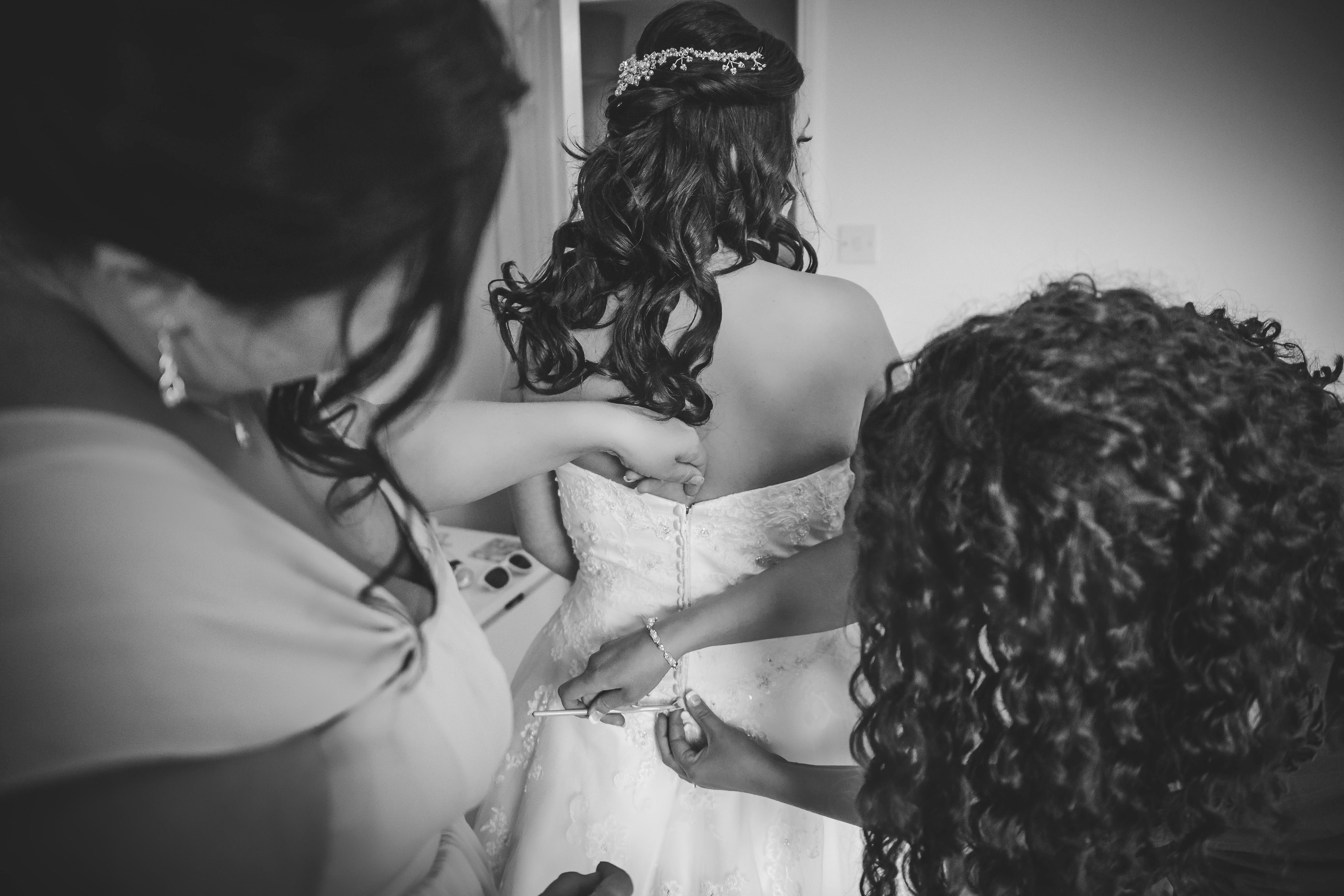 bride getting ready